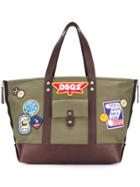 Dsquared2 Dsq2 Patch Tote Bag - Green