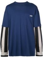 Lanvin Removable Sleeve Sweatshirt - Blue
