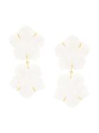 Lizzie Fortunato Jewels Flower Earrings - White