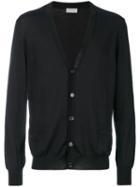 Dior Homme - V-neck Cardigan - Men - Virgin Wool - M, Black, Virgin Wool