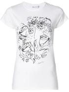 Richard Quinn Floral Print Short-sleeve T-shirt - White