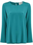 Forte Forte Long-sleeve Flared Top - Green