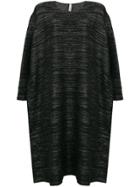 Boboutic Mottled Stripe Midi Dress - Black