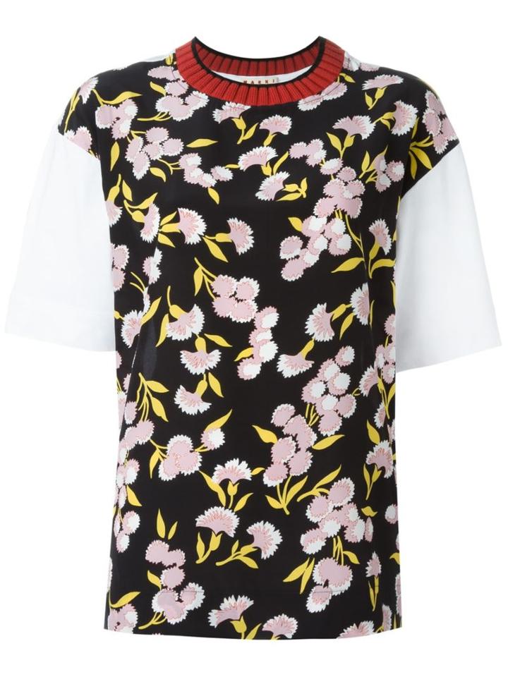 Marni Ribbed Crew Neck T-shirt