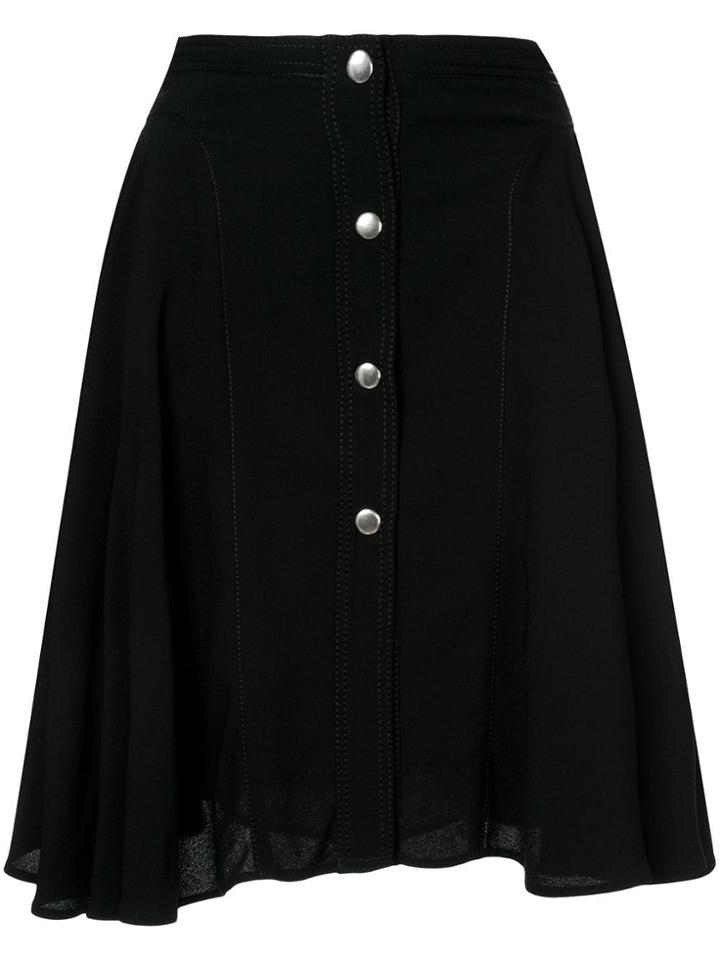 Giambattista Valli Button-up Midi Skirt - Black
