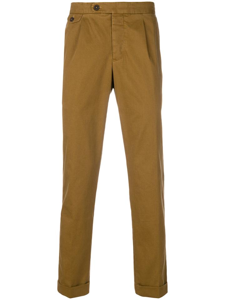 Jeckerson Cuff Tapered Trousers - Brown