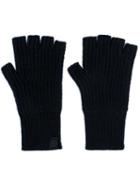 Rag & Bone Cashmere Fingerless Gloves - Black
