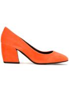 Pierre Hardy Curved Heel Pumps - Yellow & Orange