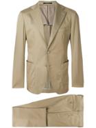 Tagliatore Two Piece Slim Suit - Nude & Neutrals