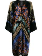 Etro V-neck Velvet Kimono - Black