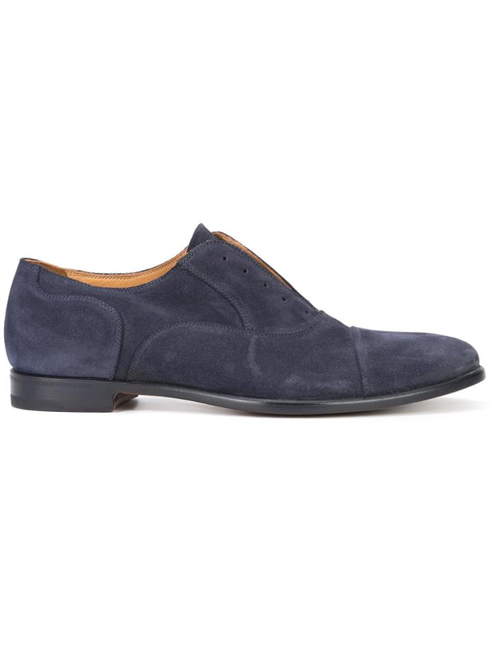 Armando Cabral Allen Laceless Oxford Shoes - Blue