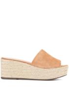 Schutz Espadrille Wedge Sandals - Neutrals