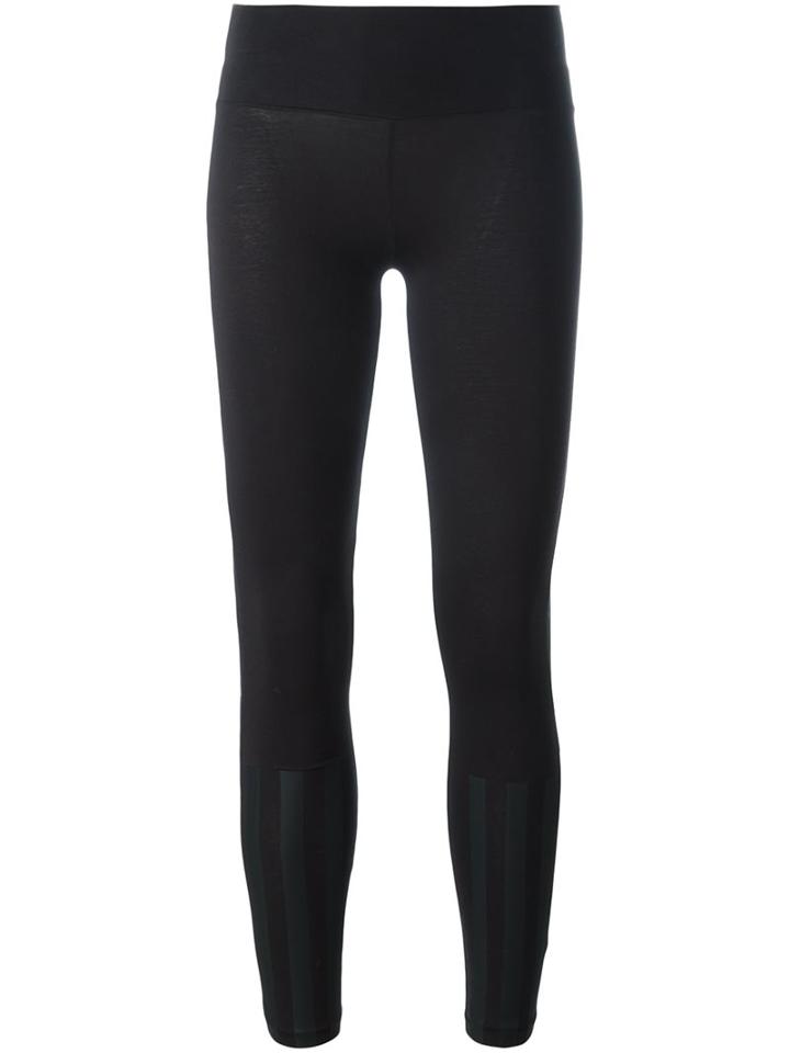 Y-3 Cropped Leggings, Women's, Size: Xs, Black, Cotton/spandex/elastane