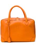 Golden Goose Deluxe Brand Large Zipped Tote Bag - Yellow & Orange