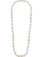 Céline Pre-owned 1980/1990's Pearl Embellished Necklace - Gold
