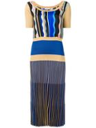 Emilio Pucci Pleated Dress - Blue