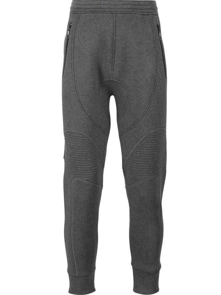 Neil Barrett Classic Joggers, Men's, Size: Small, Grey, Cotton/spandex/elastane/lyocell/viscose