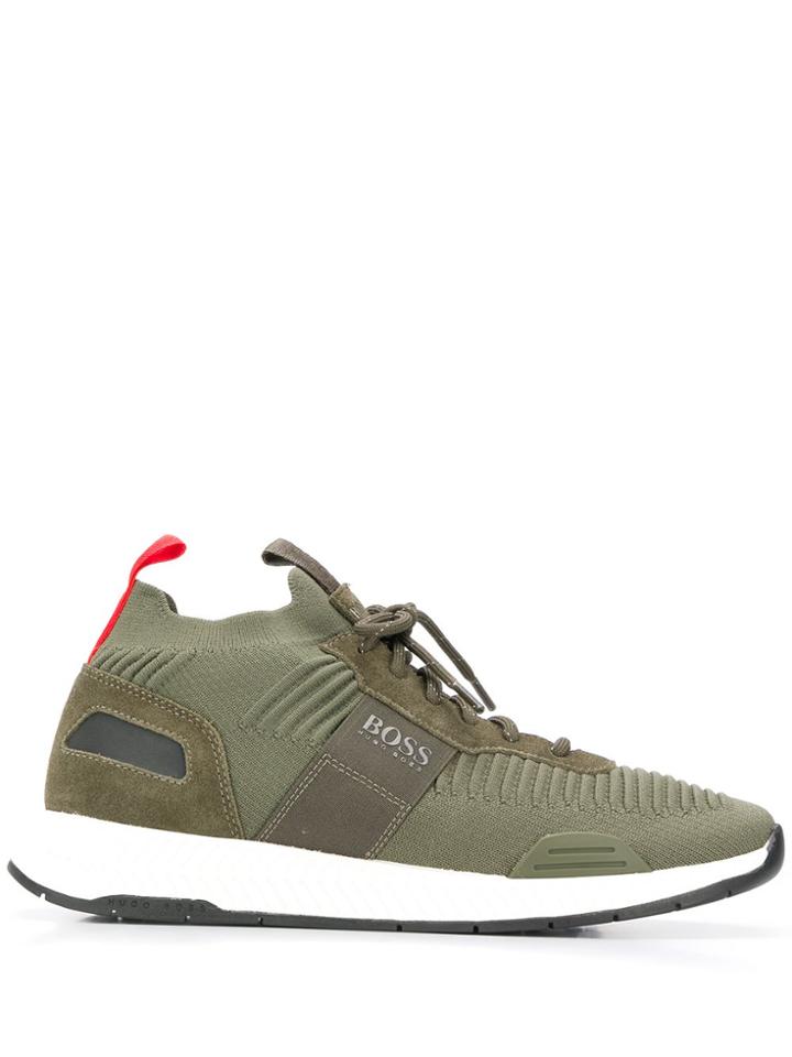 Boss Hugo Boss Logo Low-top Sneakers - Green