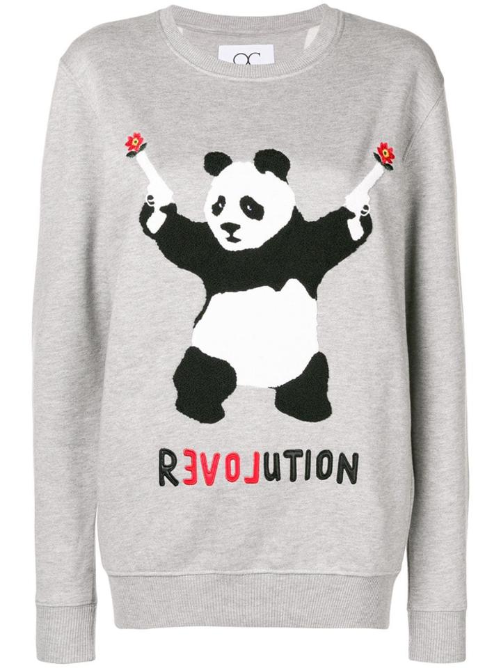Quantum Courage Peace Fighter Sweatshirt - Grey