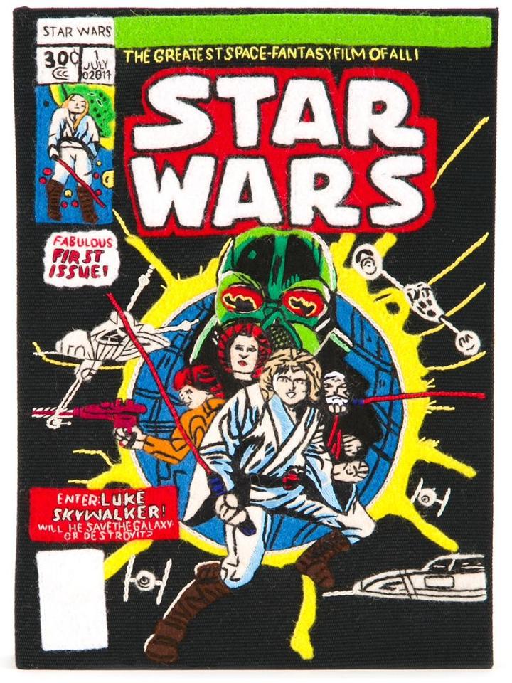 Olympia Le-tan 'star Wars' Book Clutch, Women's, Black