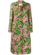 La Doublej X Mantero Botanic Print Coat - Green