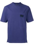 Joseph - Patch Pocket T-shirt - Men - Cotton - L, Blue, Cotton