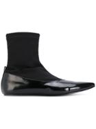 Paloma Barceló Panel Pointed Toe Boots - Black