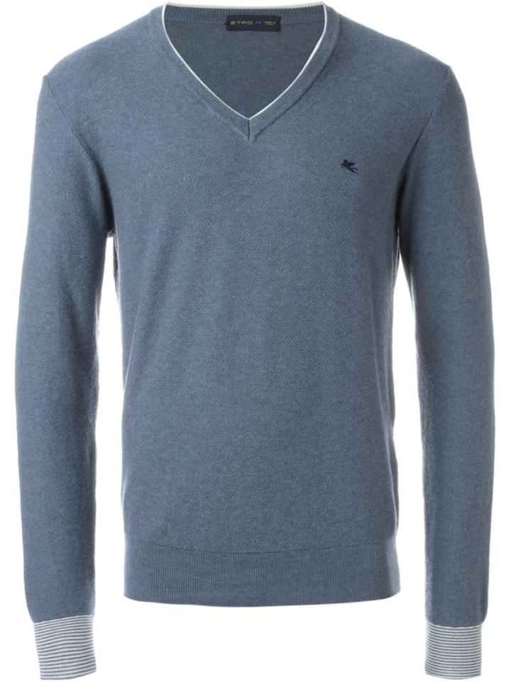 Etro V Neck Jumper