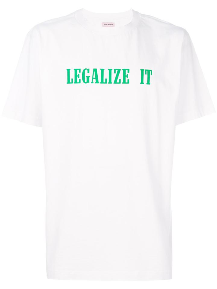 Palm Angels Legalize It T-shirt - White