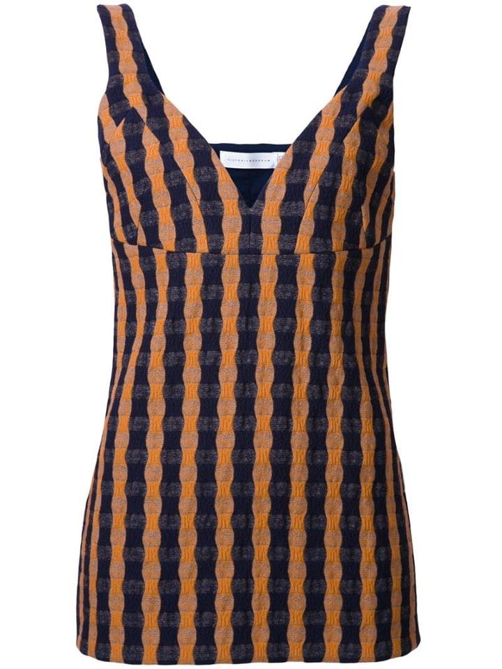 Victoria Beckham Gingham Cami Top - Yellow