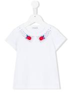 Simonetta - Embroidered Collar T-shirt - Kids - Cotton/polyester/spandex/elastane - 9 Yrs, White