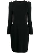 Paule Ka Structured Midi Dress - Black