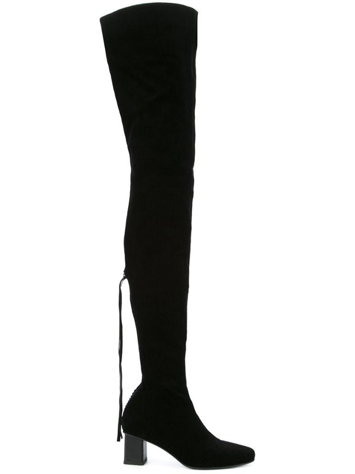 Nino Babukhadia Corduroy Boots - Black