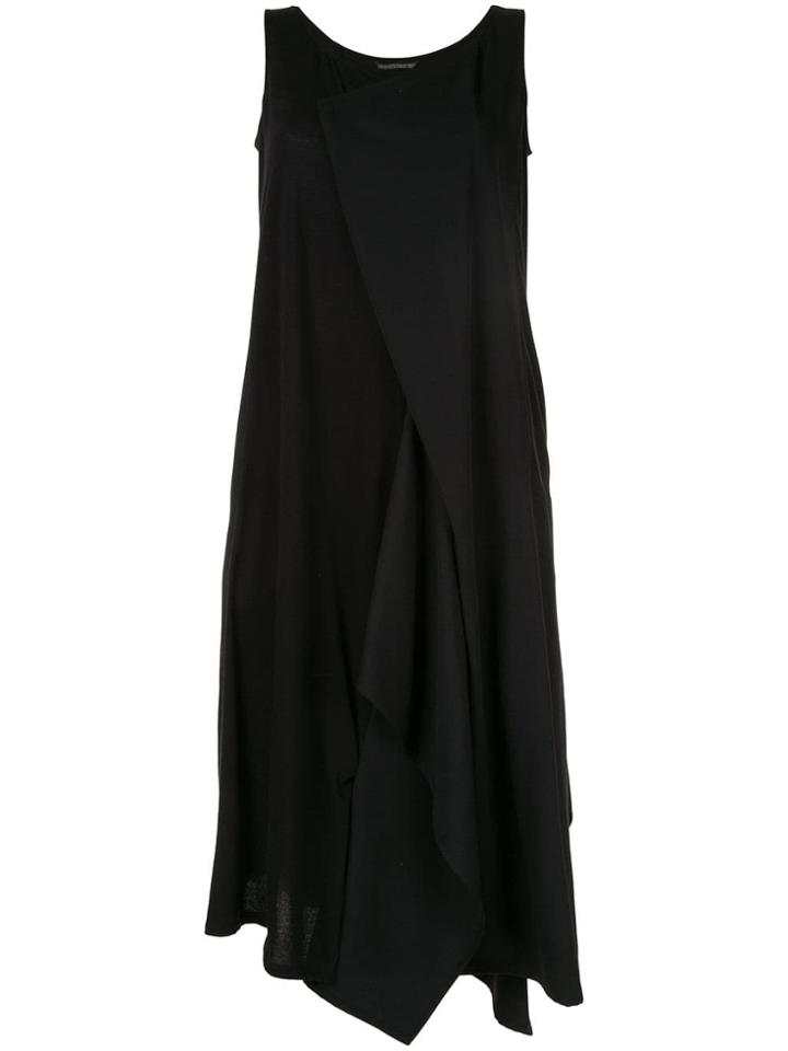 Yohji Yamamoto Asymmetric Hem Dress - Black