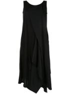 Yohji Yamamoto Asymmetric Hem Dress - Black