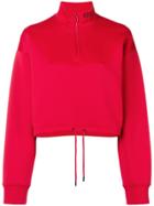 Kenzo Cropped Logo Sweatshirt - Red