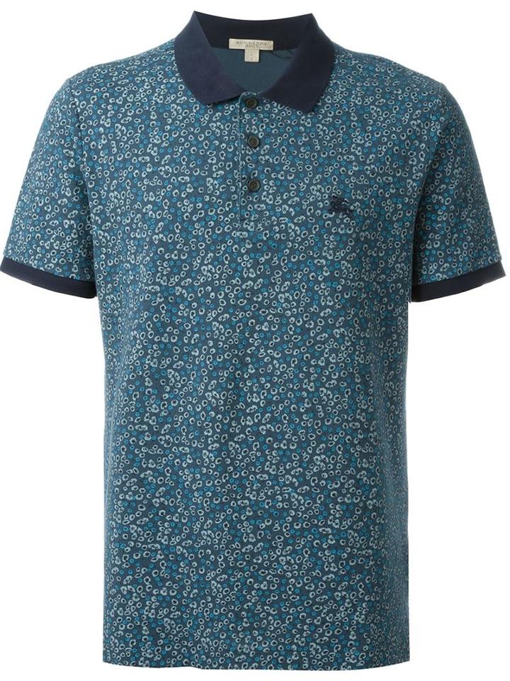 Burberry Brit Floral Print Polo Shirt