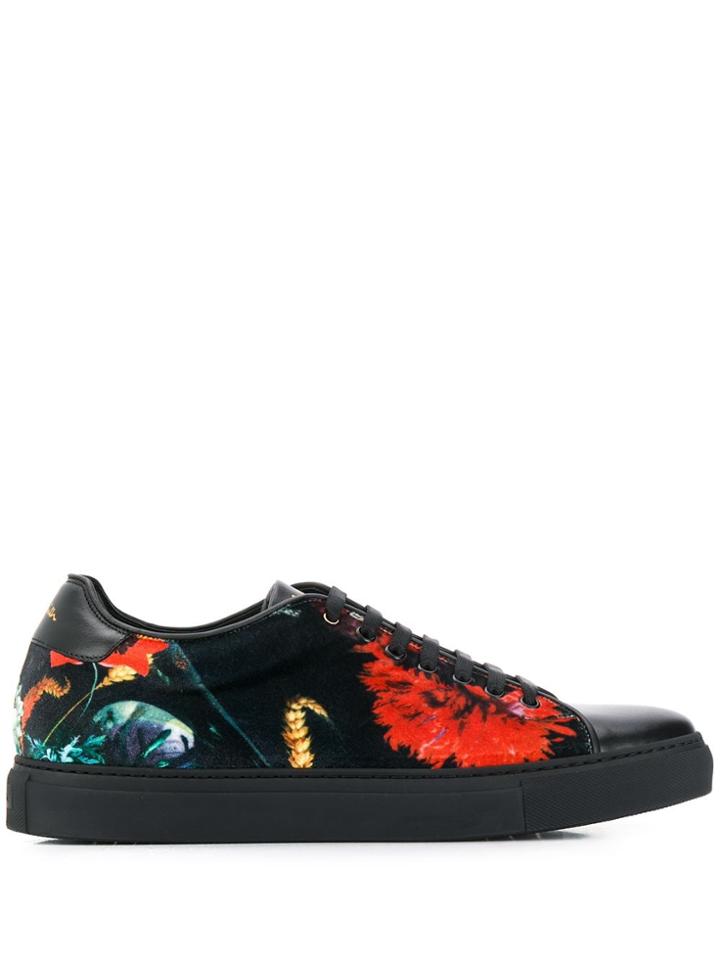 Paul Smith Velvet Panel Sneakers - Black