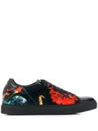 Paul Smith Velvet Panel Sneakers - Black