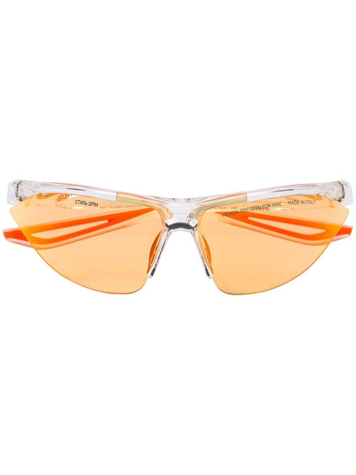 Heron Preston X Nike Transparent Tailwind Sunglasses - Orange