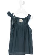 Caffe' D'orzo - Gulia Top - Kids - Cotton/viscose - 12 Yrs, Girl's, Blue