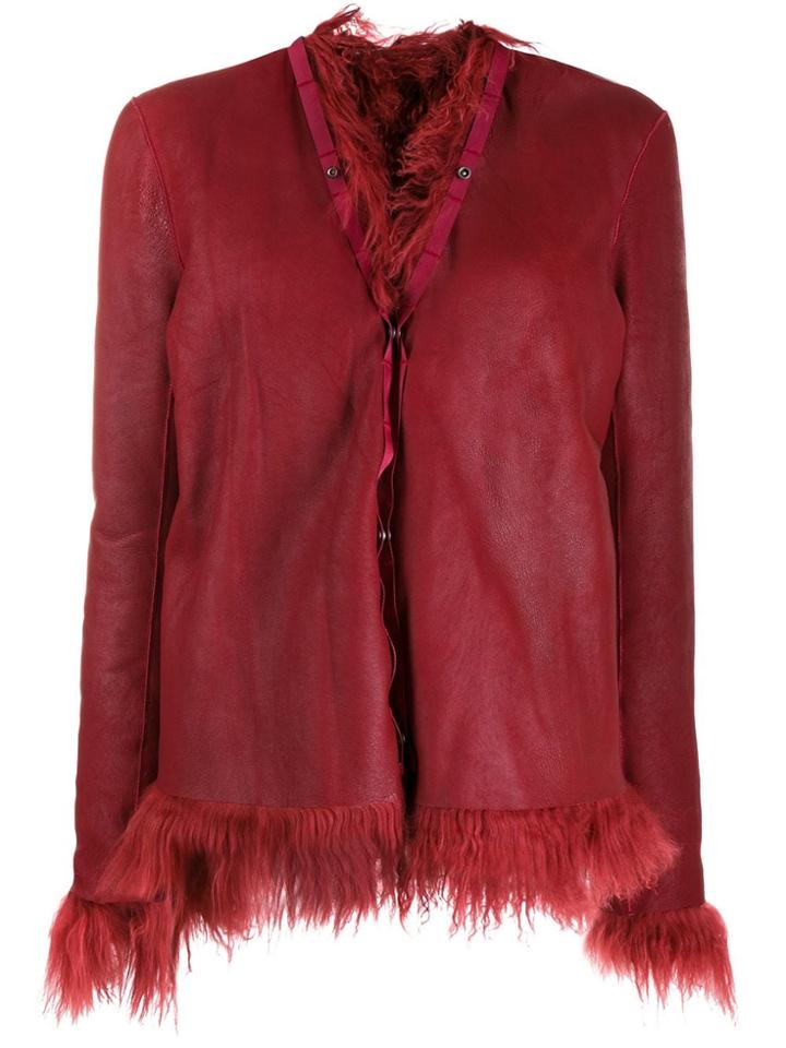 Isaac Sellam Experience Reversible Open-front Jacket - Red