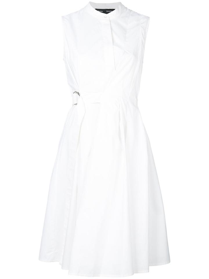Proenza Schouler Cotton Wrap Dress - White