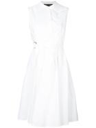 Proenza Schouler Cotton Wrap Dress - White