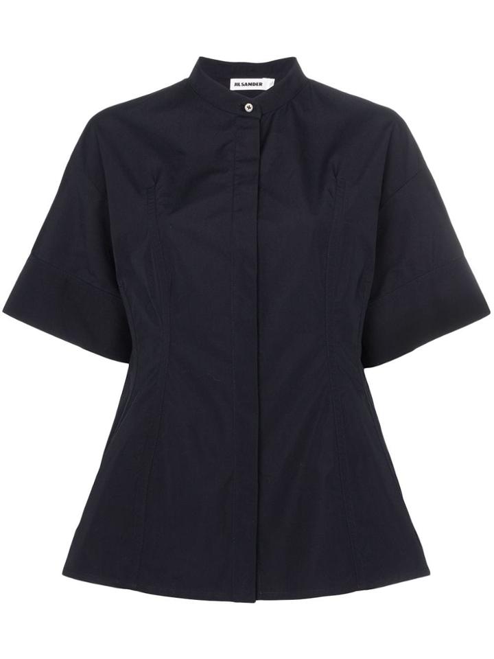 Jil Sander Guya Cotton Shirt - Blue