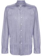 Canali Cutaway Collar Shirt - Blue