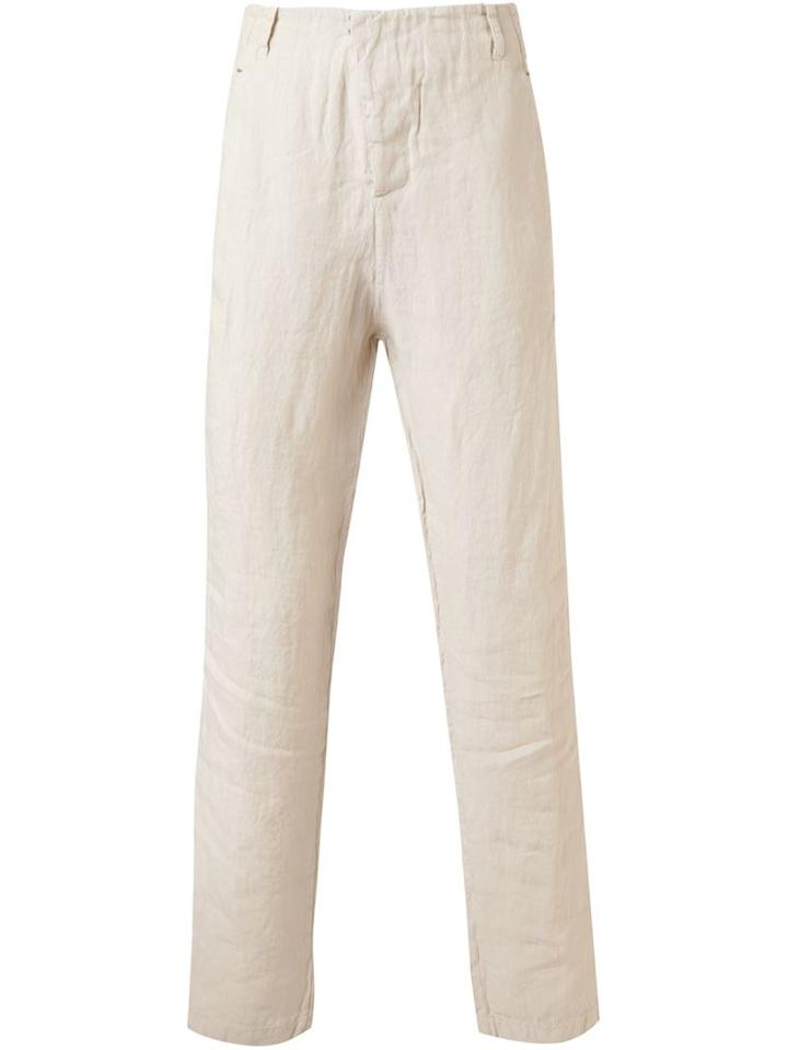 Transit Loose Fit Trousers, Men's, Size: L, Nude/neutrals, Linen/flax