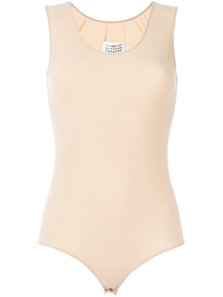 Maison Margiela Sleeveless Body, Women's, Size: 44, Nude/neutrals, Polyamide/spandex/elastane