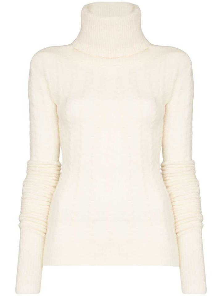 Jacquemus Long-sleeve Knitted Jumper - White