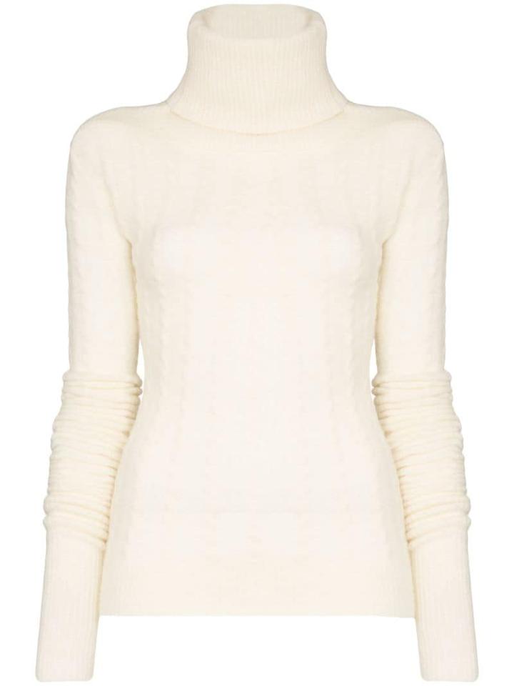 Jacquemus Long-sleeve Knitted Jumper - White